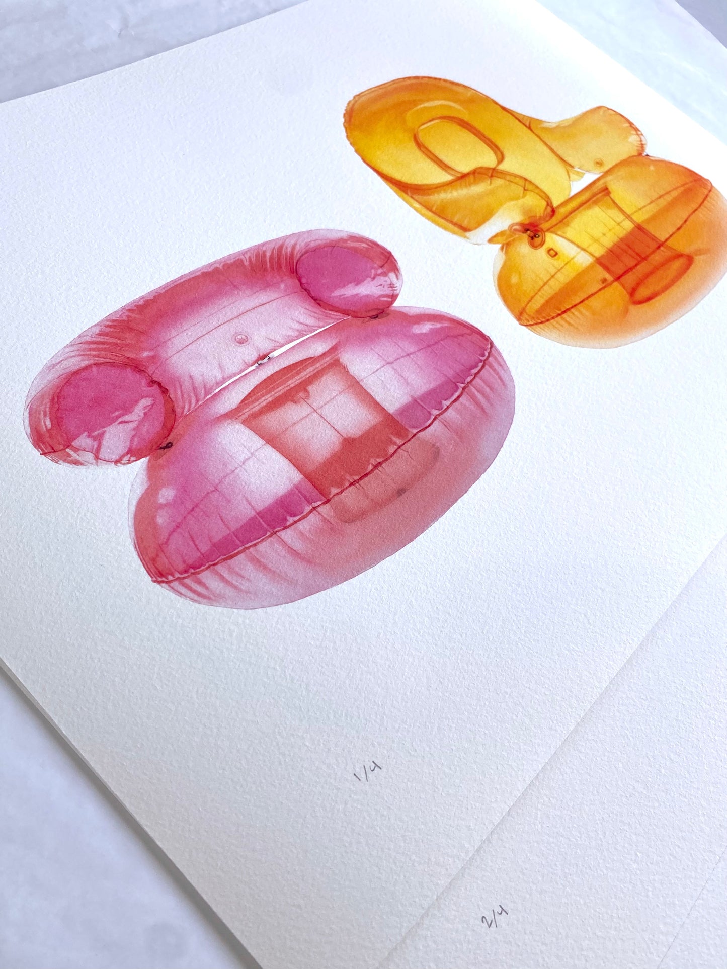 satellite & venus print