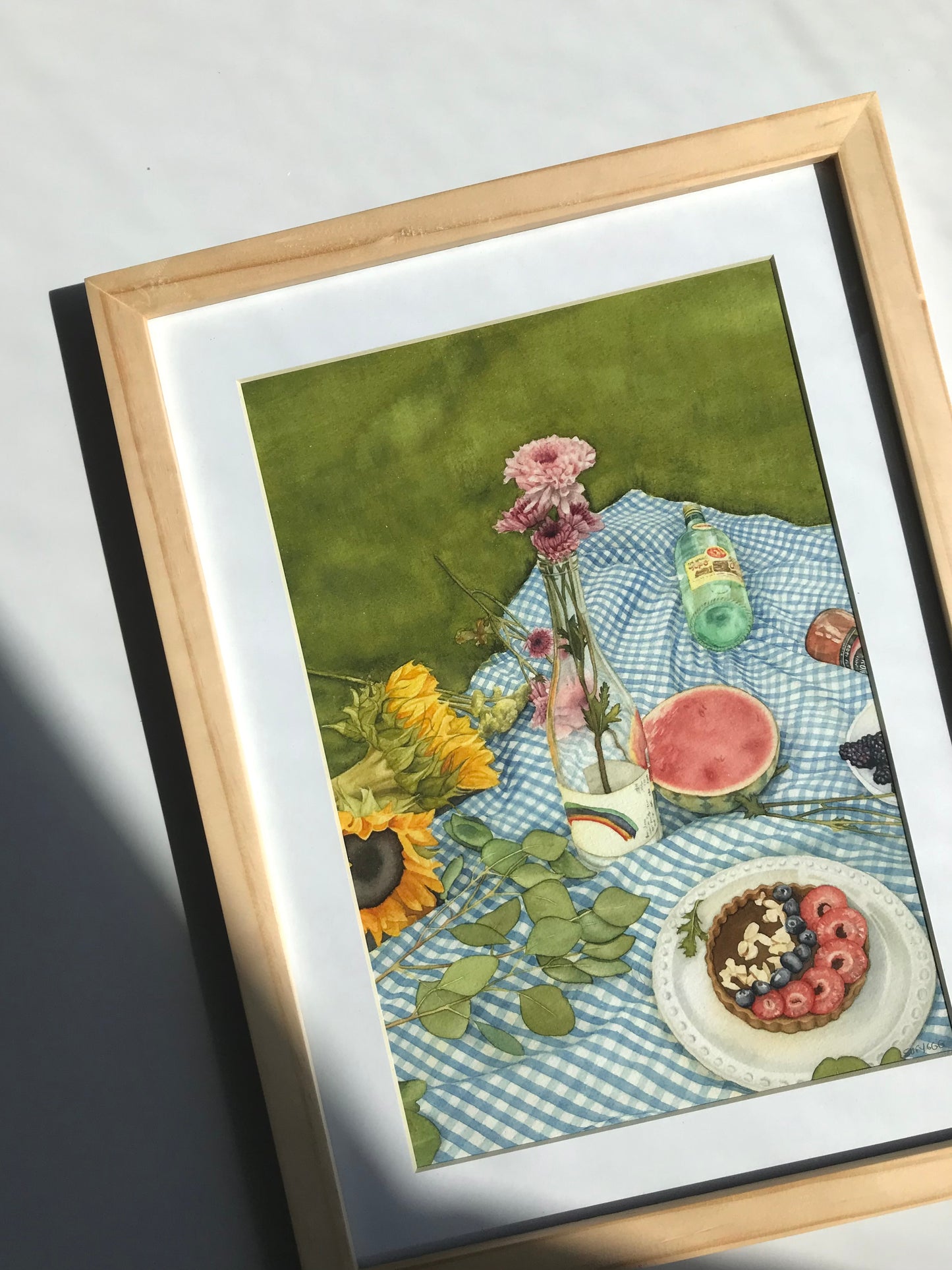Birthday picnic print (made-to-order)