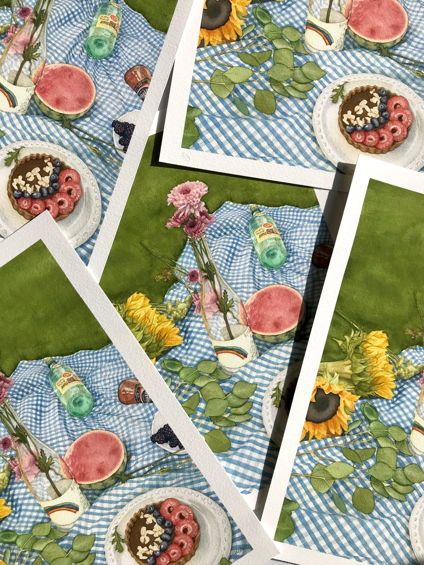 Birthday picnic print