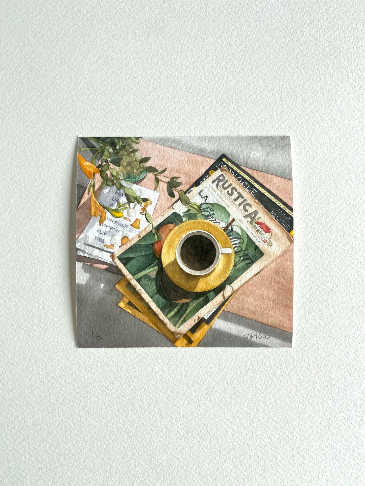 But first, coffee print
