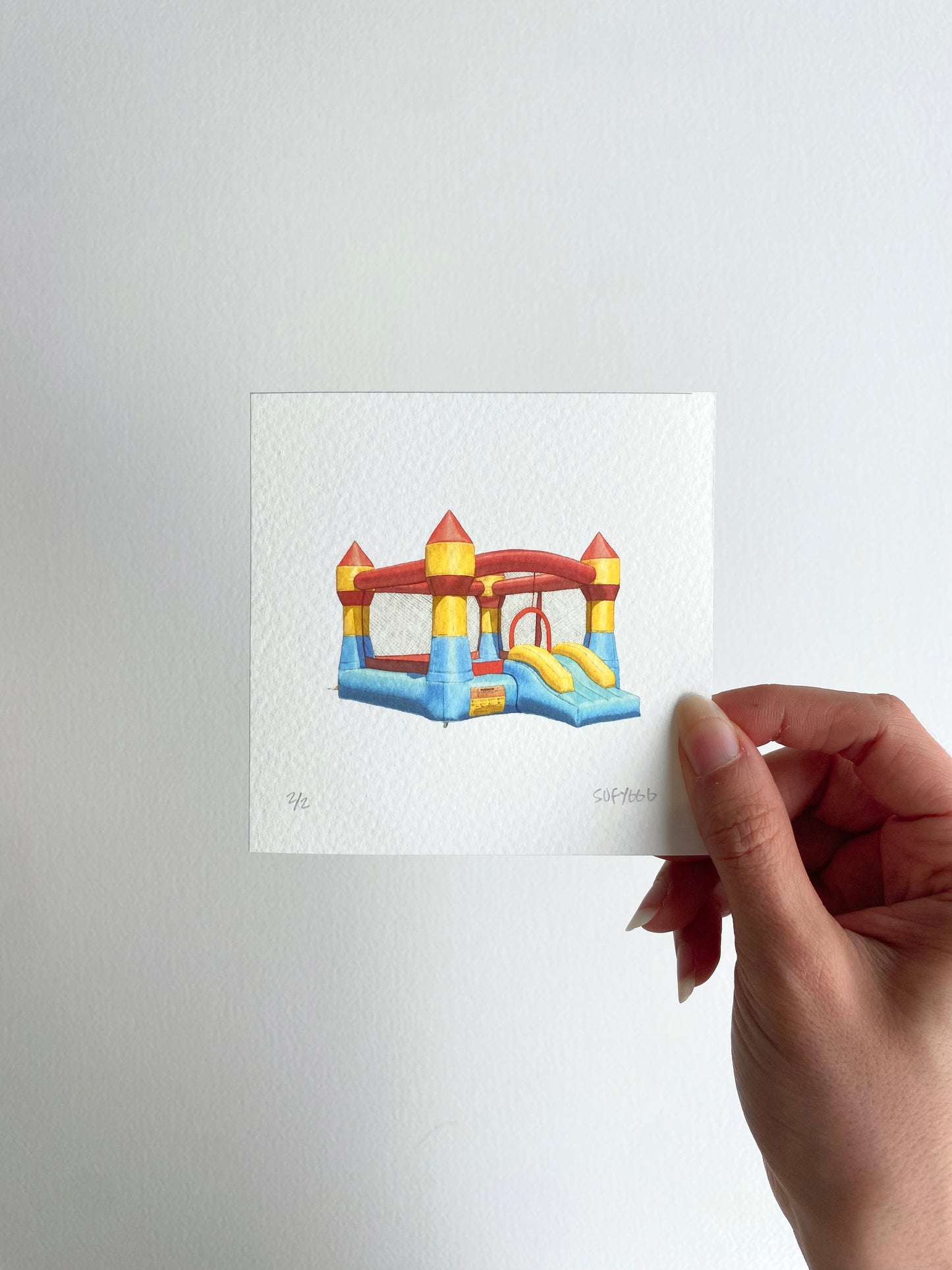 castillo inflable print