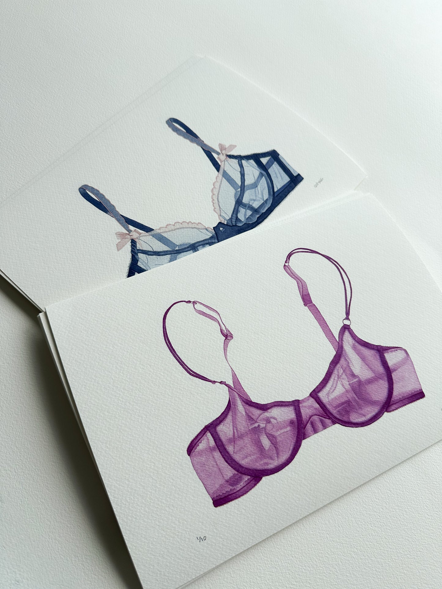 brasier morado print
