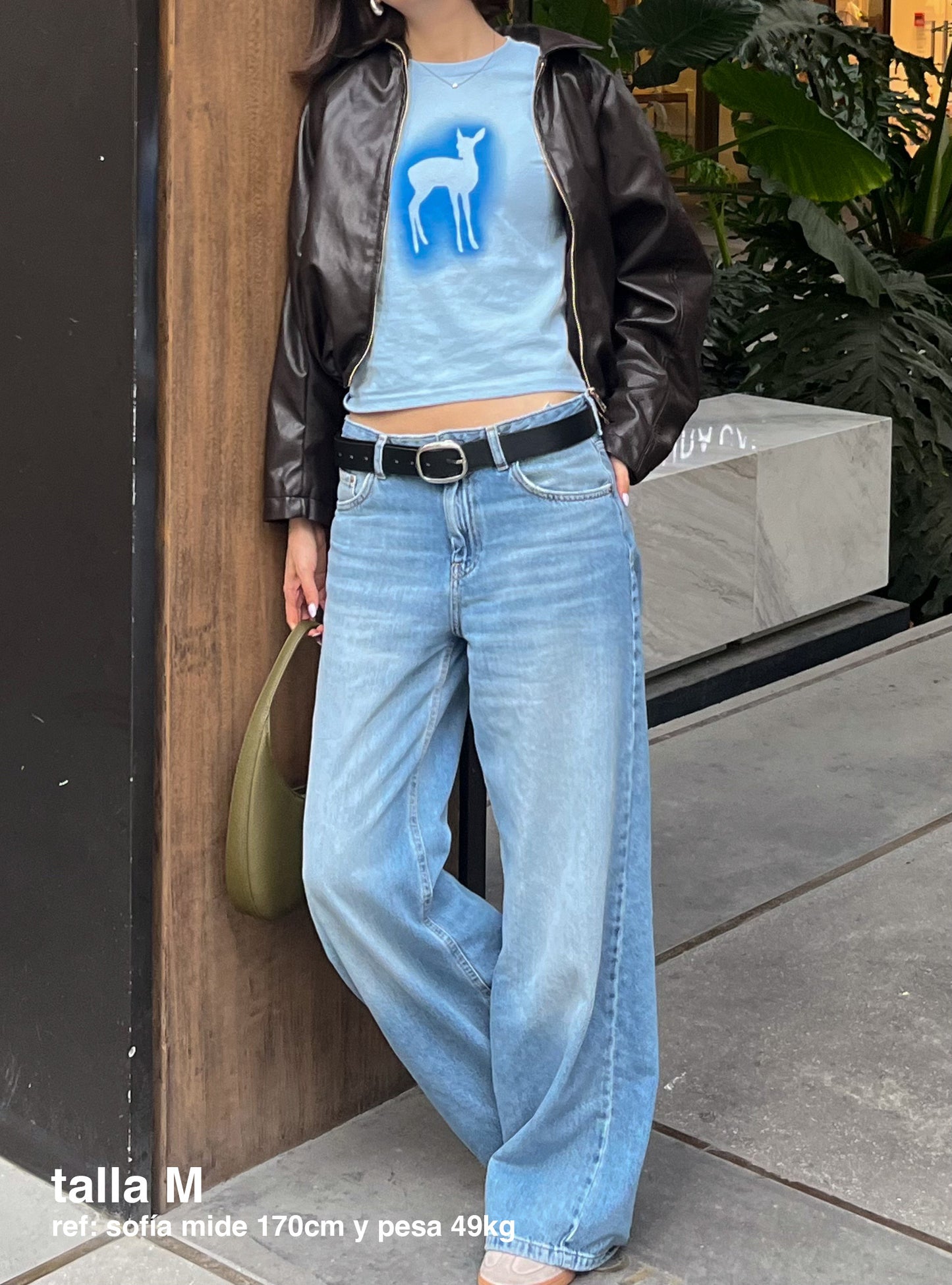 deer in the headlights baby tee