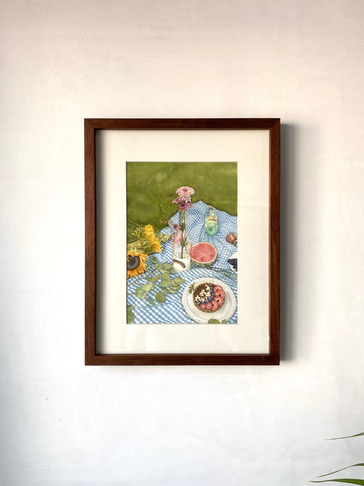 Birthday picnic print (made-to-order)