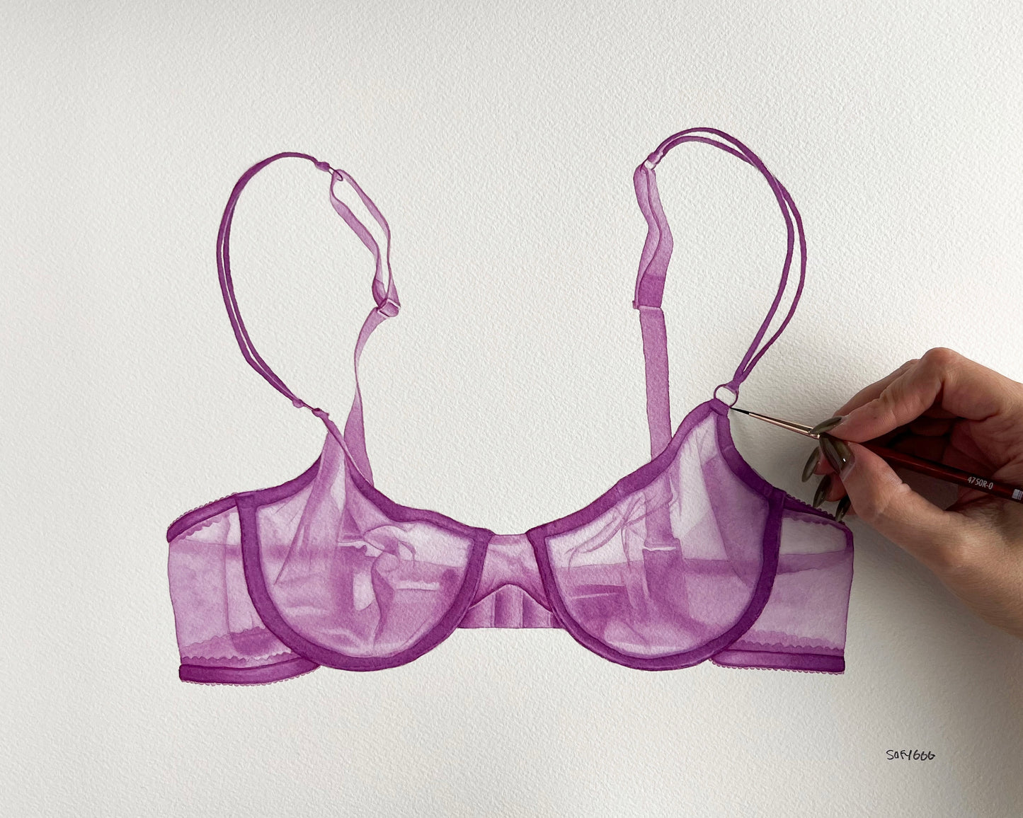brasier morado