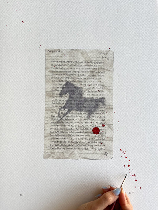 hand-embellished print libre