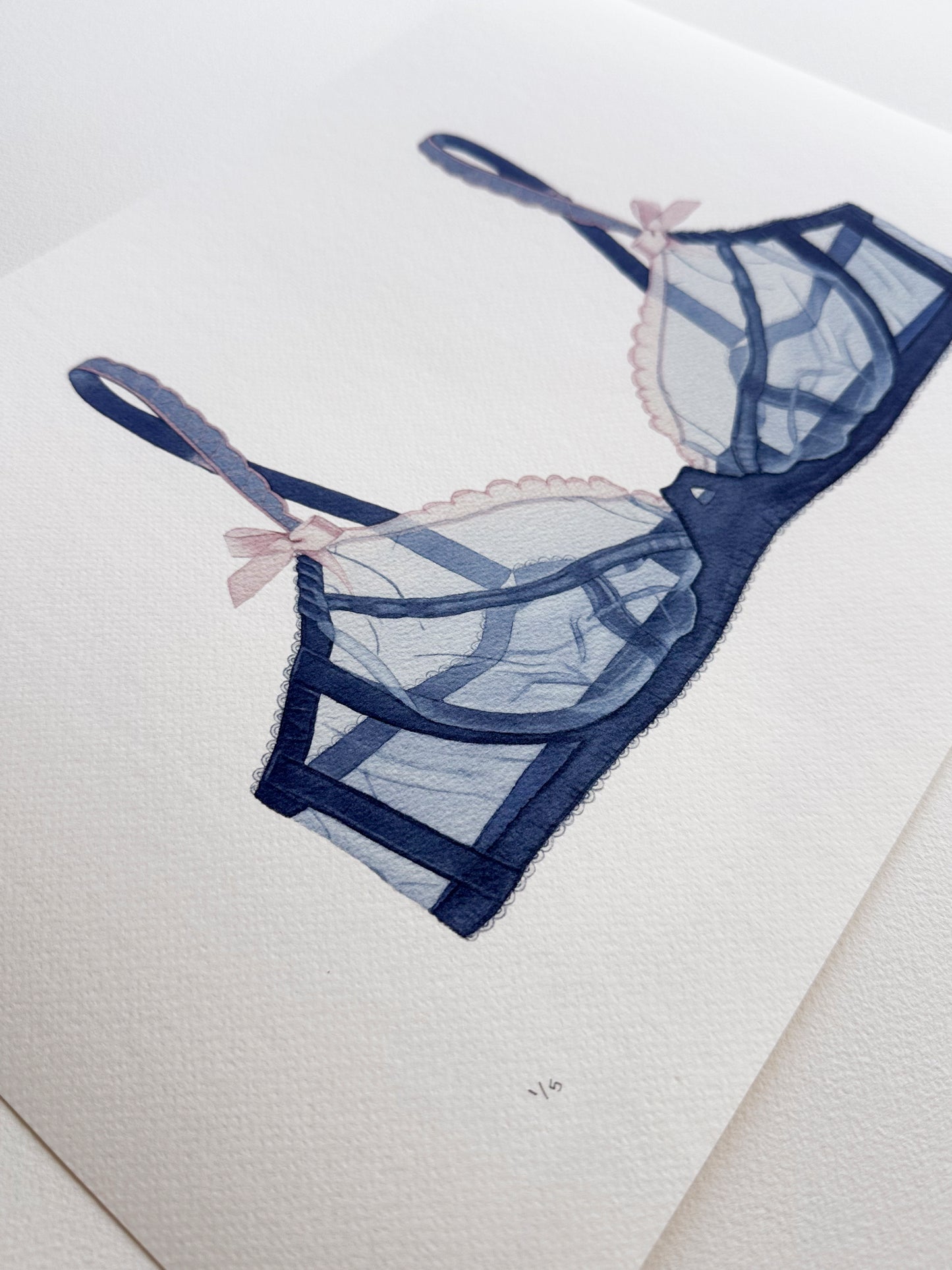 brasier azul print