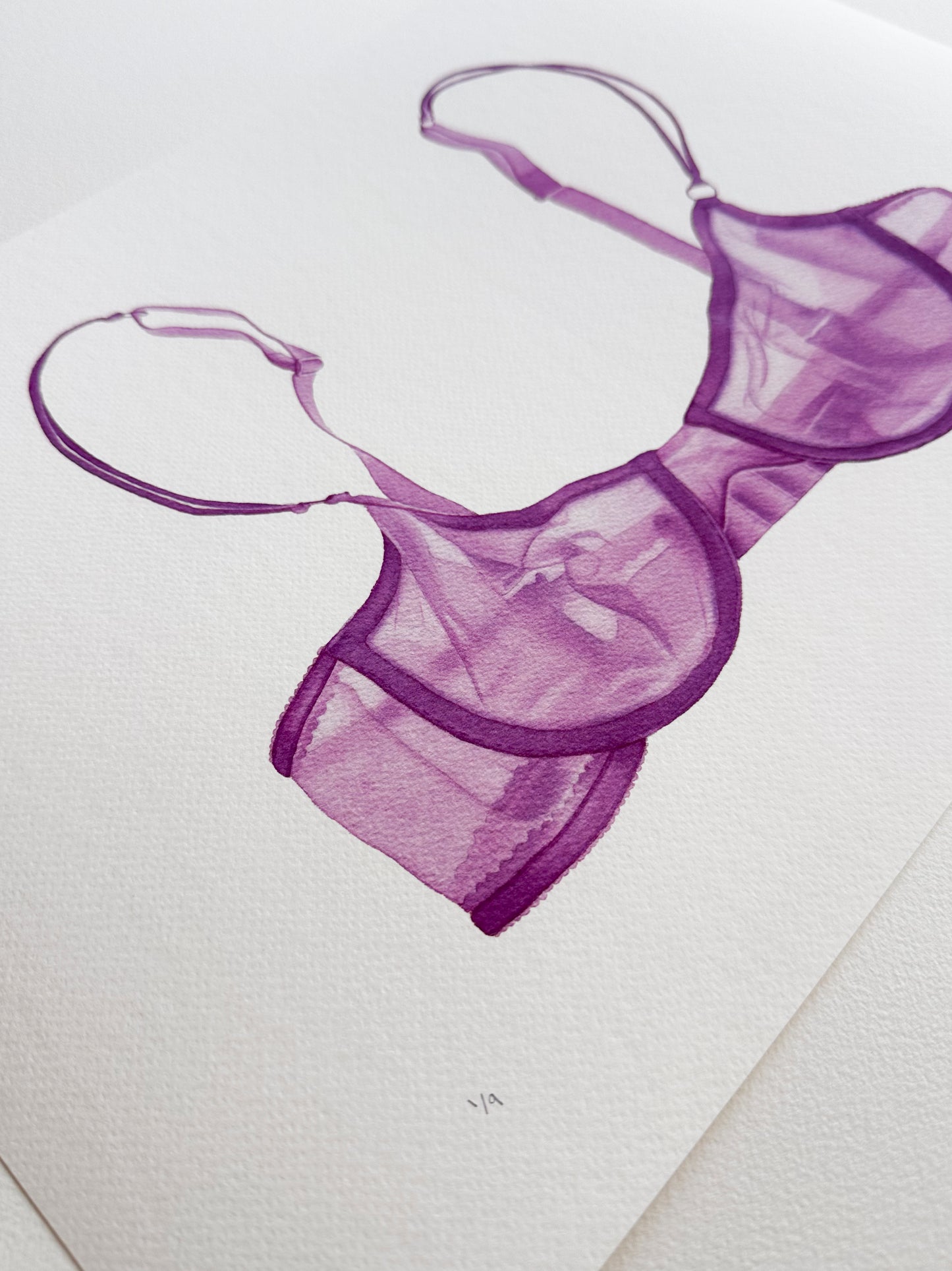 brasier morado print