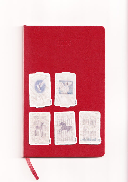 deer in the headlights sticker pack